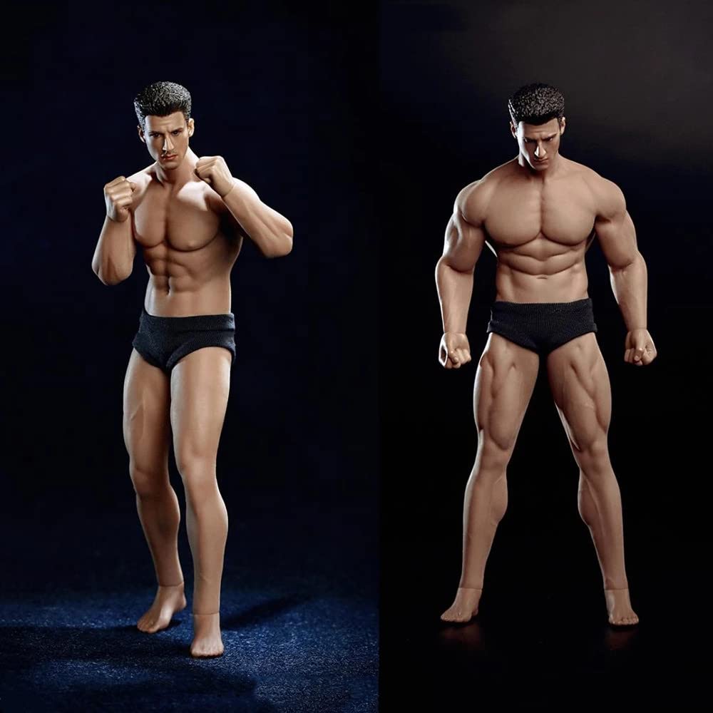 Amazon.co.jp: 1/12アクションフィギュア 男性の体型モデル 筋肉